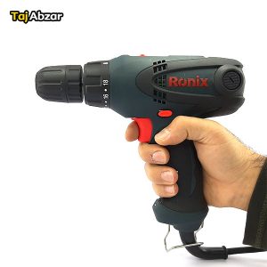 دریل پیچ گوشتی برقی رونیکس مدل 2513T- در دست