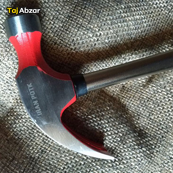 چکش میخ کش 225 گرمی ایران پتک مدل AM-0810- نمای نزدیک