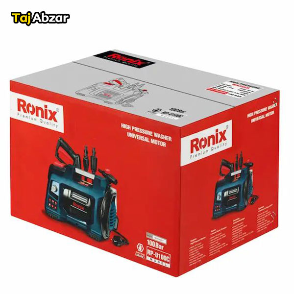 کارواش 100 بار ذغالی رونیکس مدل RP-U100C- بسته بندی