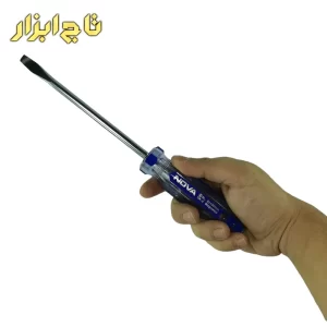 پیچ گوشتی دسته کریستالی 7 عددی مدل NTS 1015 نووا