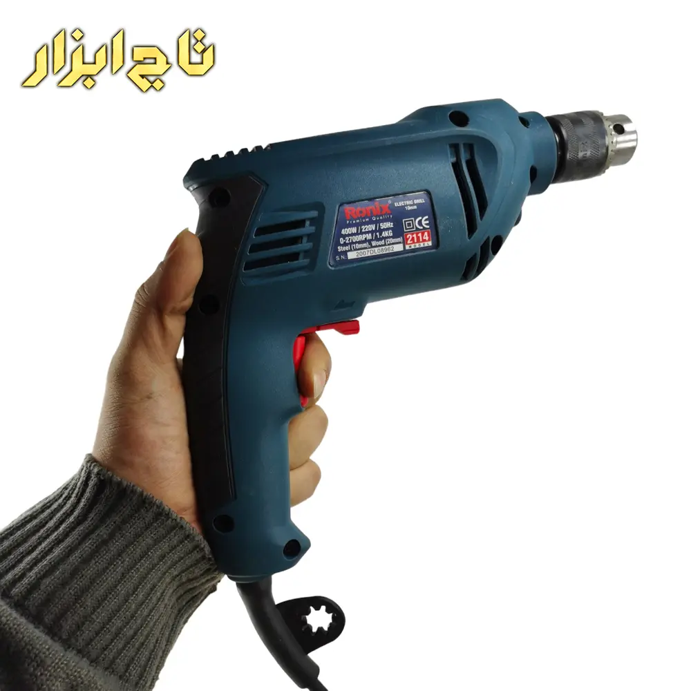 دریل رونیکس مدل 2114 ازنمای رو به رو