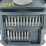 مته های پیچ گوشتی شارژی تاشو رونیکس مدل 8536