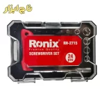 ست پیچ گوشتی جغجغه ای و سری بکس با کیفیت بالا رونیکس مدل RH-2715