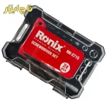ست پیچ گوشتی جغجغه ای و سری بکس جنس کروم رونیکس مدل RH-2715
