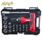 ست پیچ گوشتی جغجغه ای و سری بکس مدل RH-2715 رونیکس
