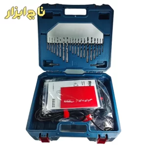 دریل چکشی رونیکس دارای 2 عدد سری پیچ گوشتی مدل 2250K