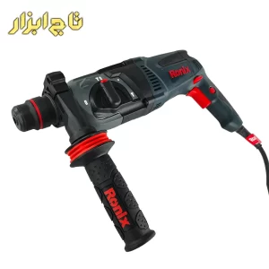 دریل بتن کن رونیکس مجهز به سوییچ ضد غبار مدل 2712