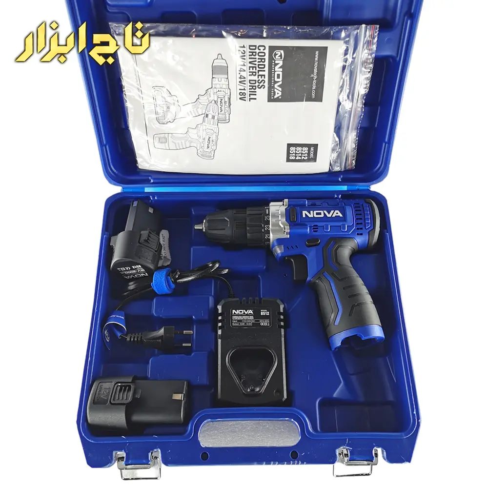 کیف BMC دریل پیچ گوشتی شارژی نووا مدل 8512