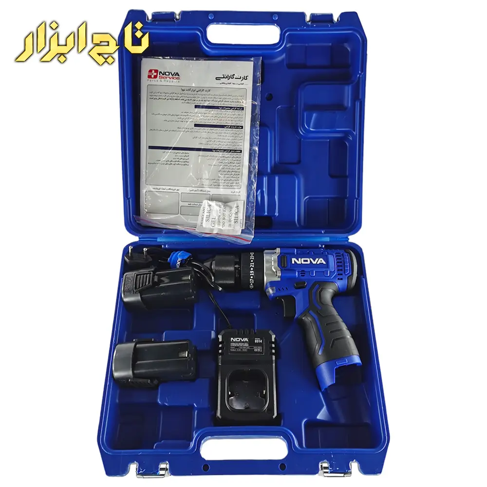 کیف BMC دریل پیچ گوشتی شارژی نووا مدل 8514