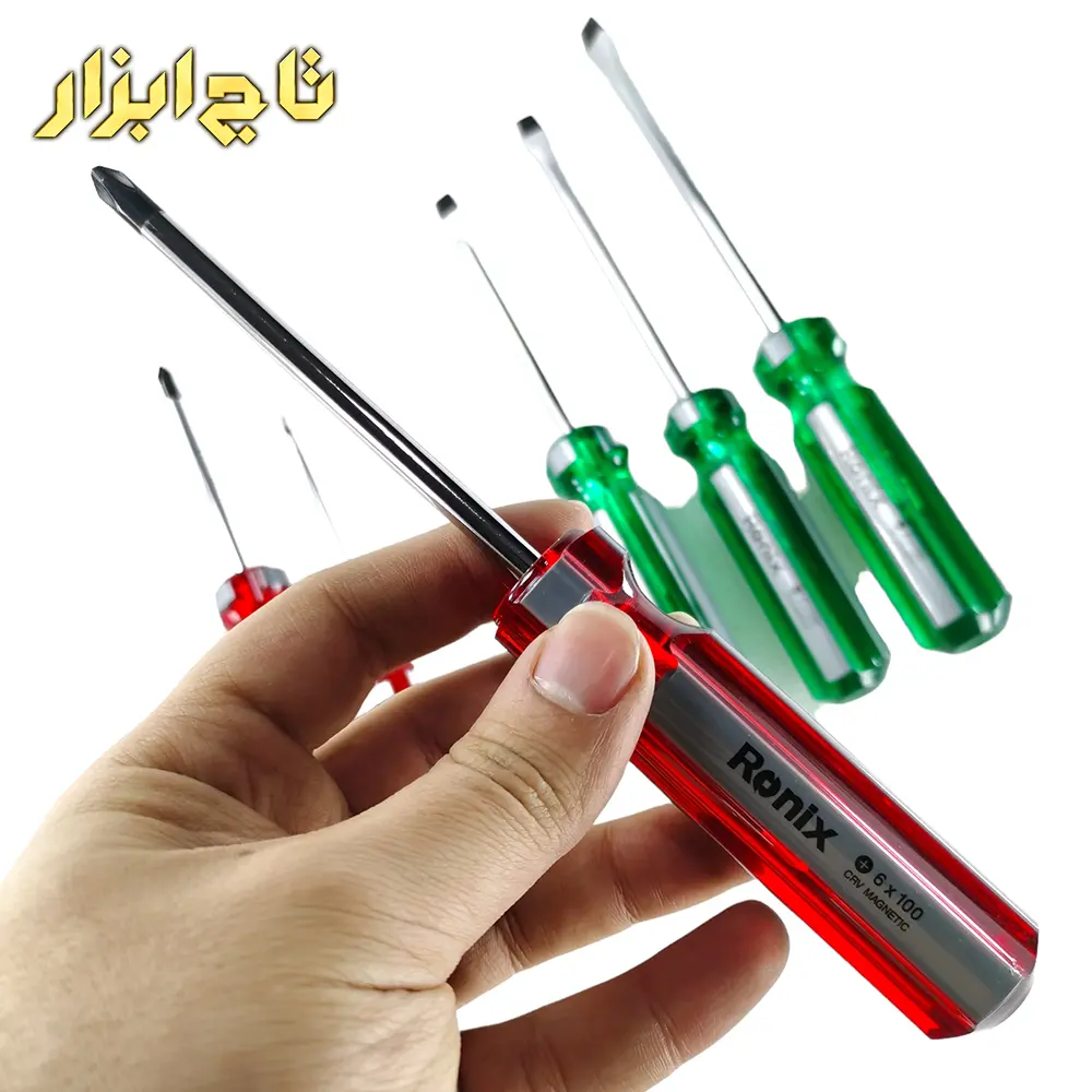نمای سر پیچ گوشتی چهار سو 7 عددی رونیکس مدل RH-2701