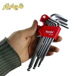 ست آلن 6 گوش 9 عددی بلند مگنتی رونیکس RH 2034