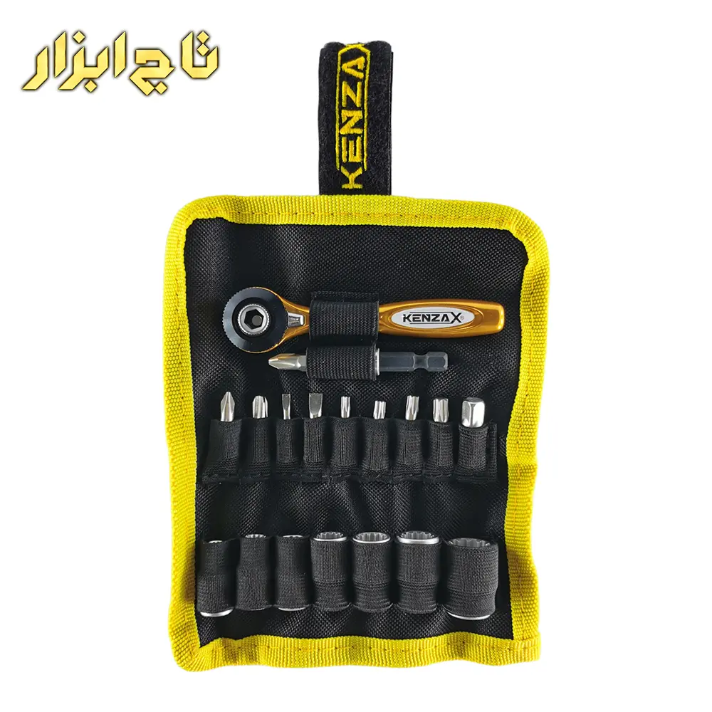 ست سرپیچ گوشتی و بکس 19 عددی دوچرخه کنزاکس مدل KBR 119