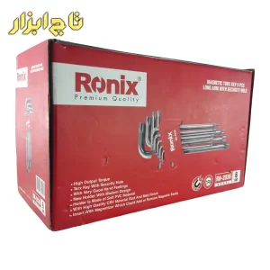 نمایی از کارتن آلن ستاره ای 9 عددی بلند مگنتی رونیکس مدل RH-2036