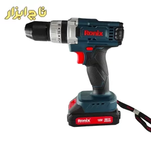 دریل شارژی لیتیوم 16 ولت چکشی رونیکس مدل 8615