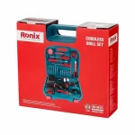 کیت دریل شارژی 16 ولت (2 باطری 33 پارچه) رونیکس مدل RS-8615